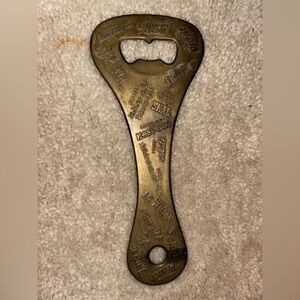 Vintage BRANDENBURGER TOR Berlin BOTTLE OPENER - Germany Beer Brass Tone - 9.5"‌
